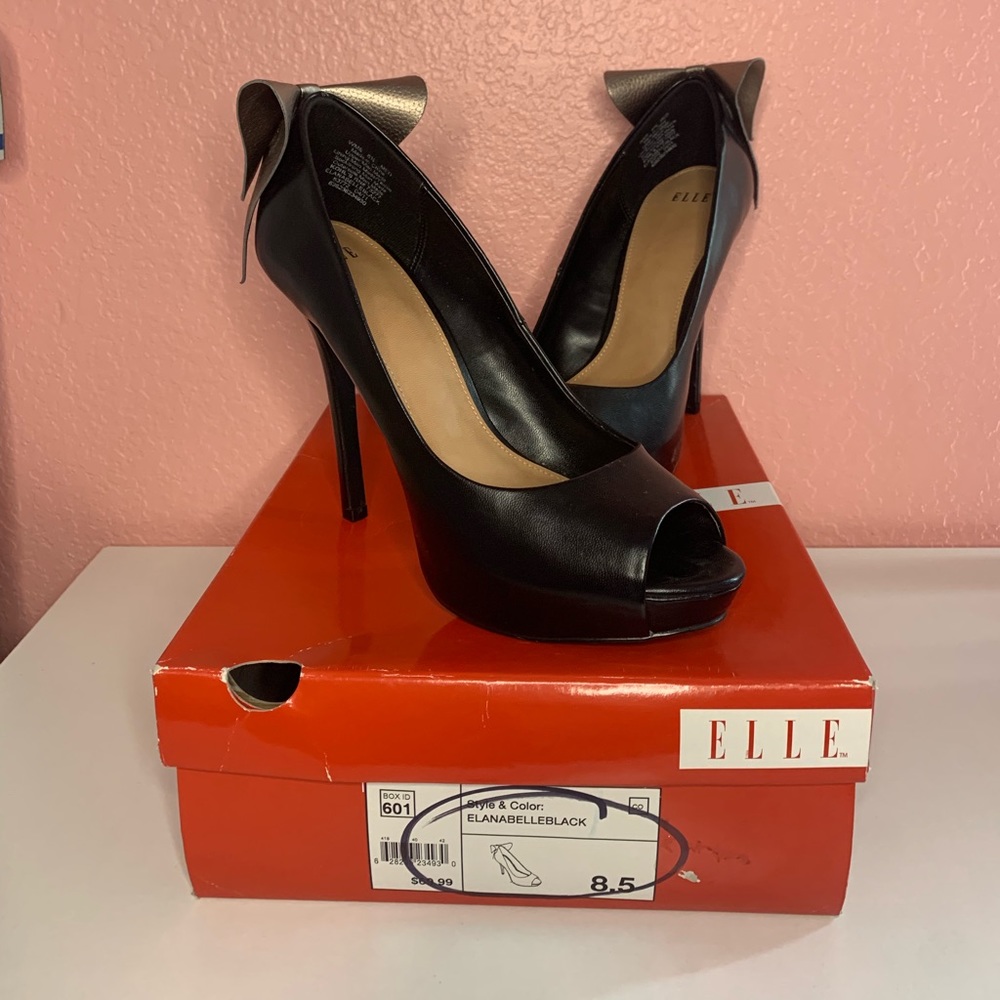 Elle Elanabelle Black Heels